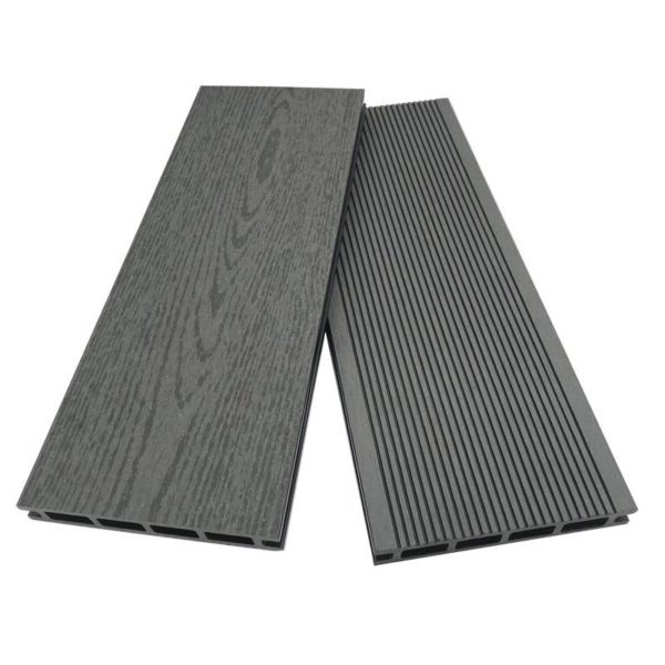 Grey Composite Decking Boards Woodgrain M Affordable Decking