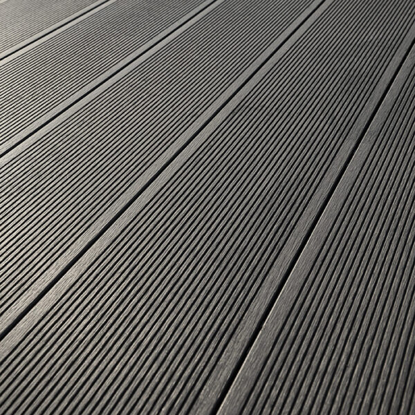 Anthracite Grey Composite decking installed